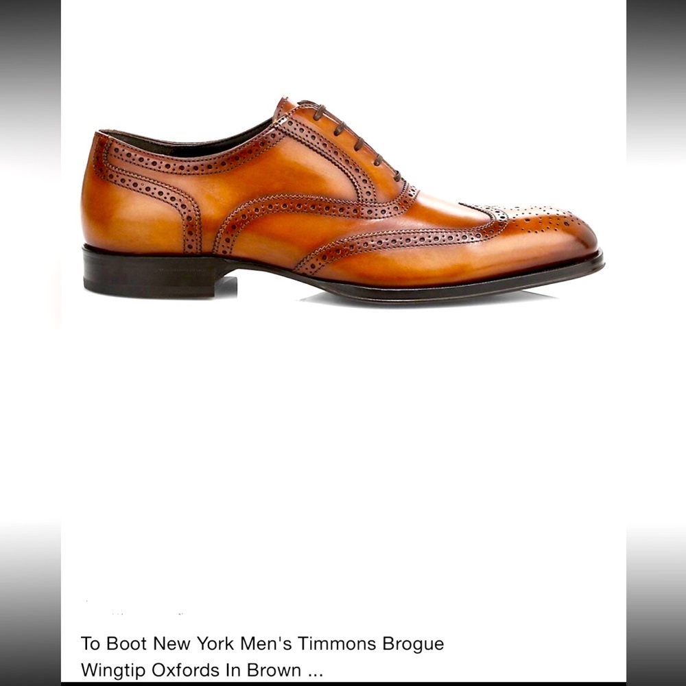Men’s Oxford w brogue wingtip